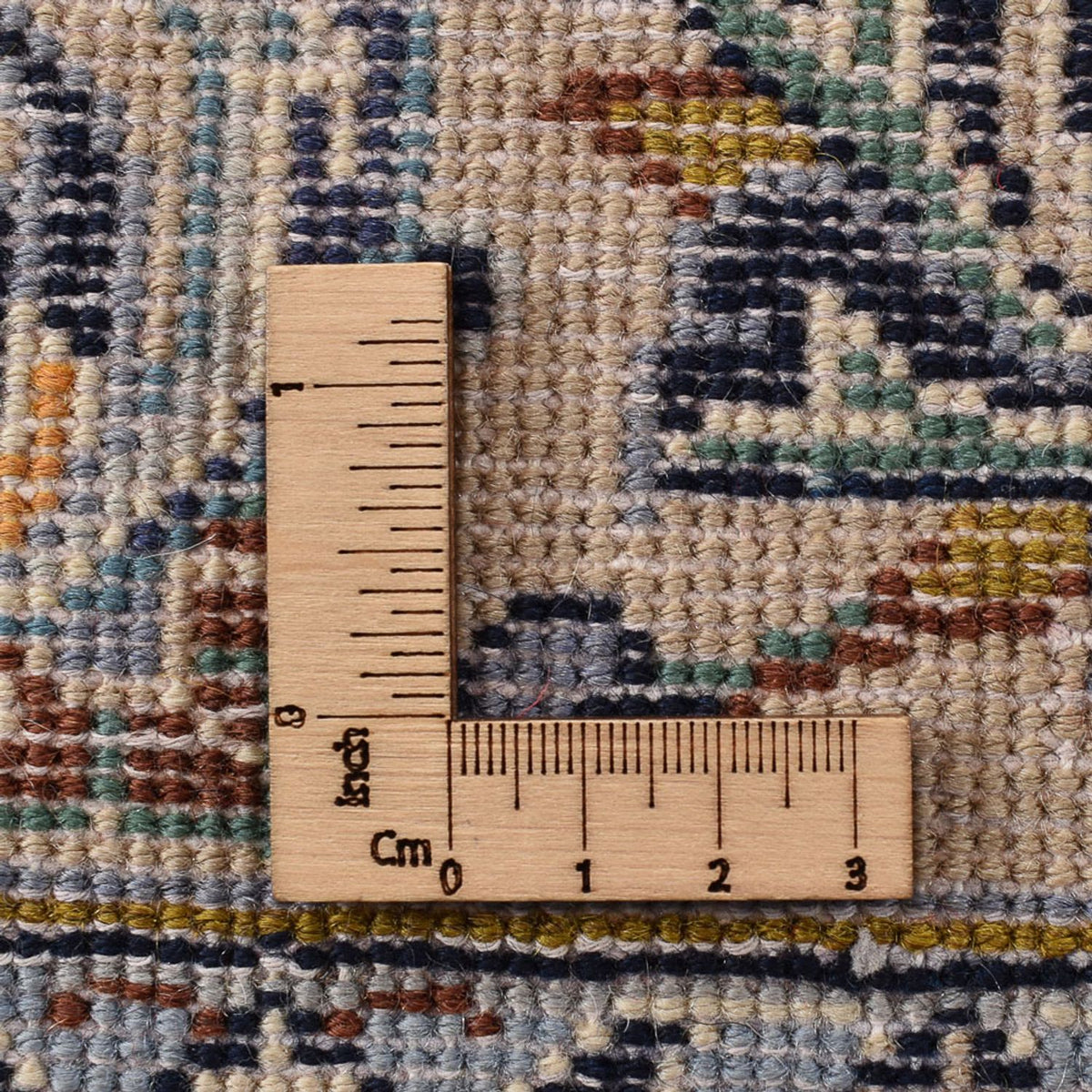 Tapis persan - Keshan - 343 x 238 cm - beige clair