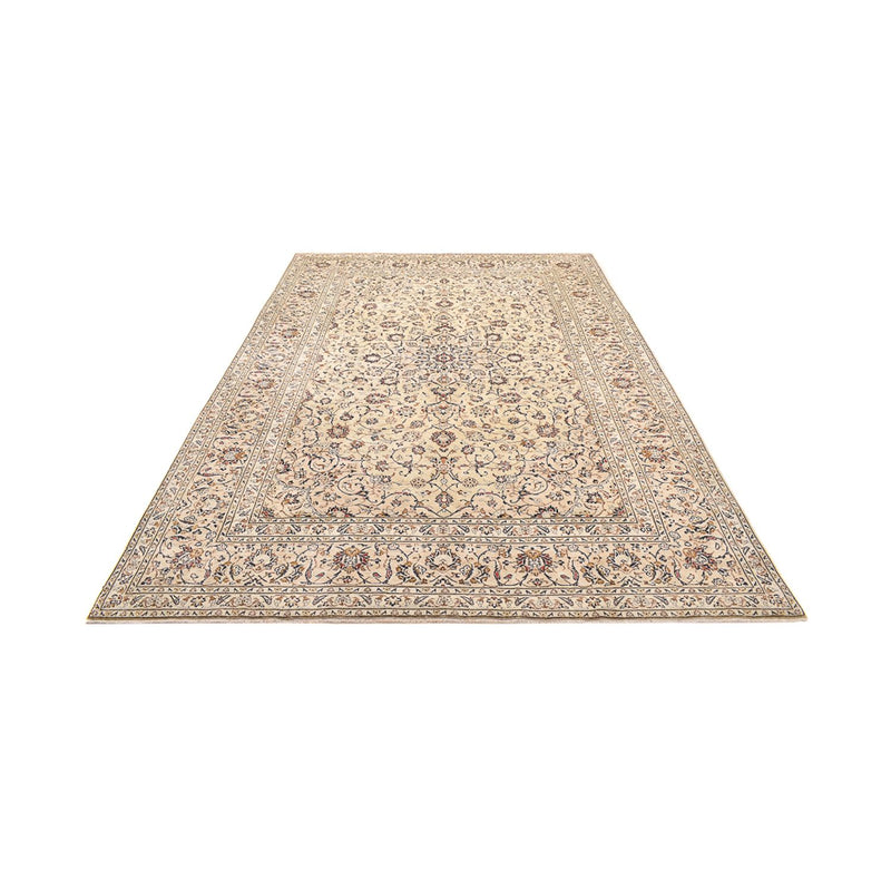 Tapis persan - Keshan - 359 x 243 cm - beige clair