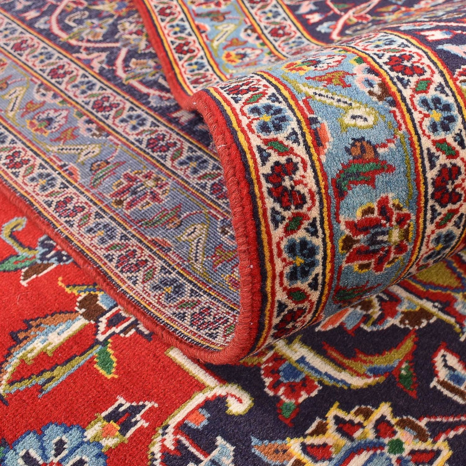 Tapis persan - Keshan - 403 x 294 cm - rouge