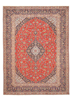 Tapis persan - Keshan - 394 x 287 cm - rouge