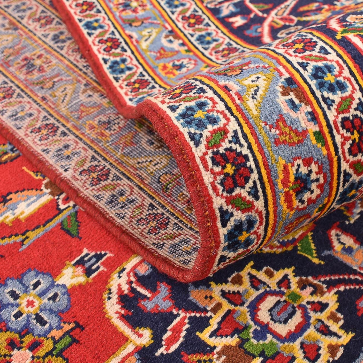 Tapis persan - Keshan - 394 x 287 cm - rouge