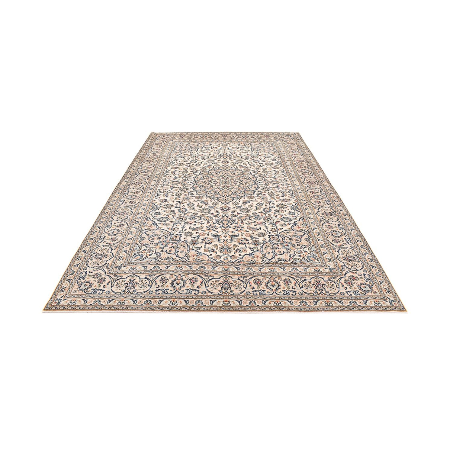Tapis persan - Keshan - 361 x 249 cm - beige foncé