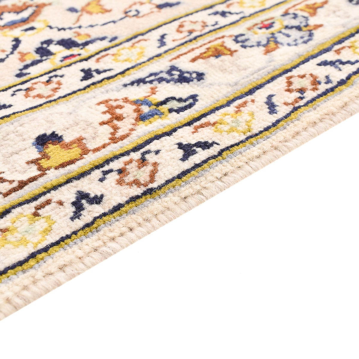 Tapis persan - Keshan - 342 x 245 cm - beige clair