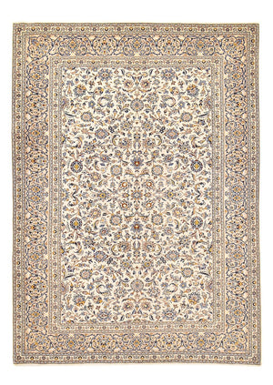 Tapis persan - Keshan - 380 x 271 cm - beige clair