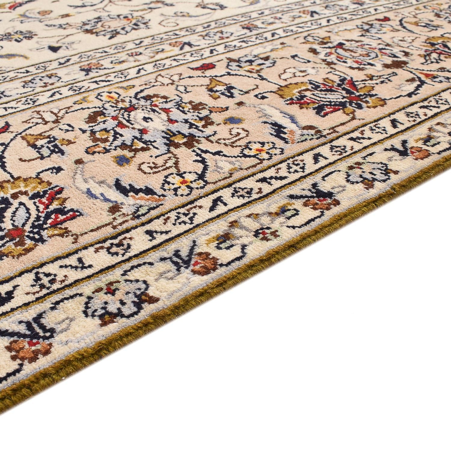 Tapis persan - Keshan - 310 x 215 cm - beige clair