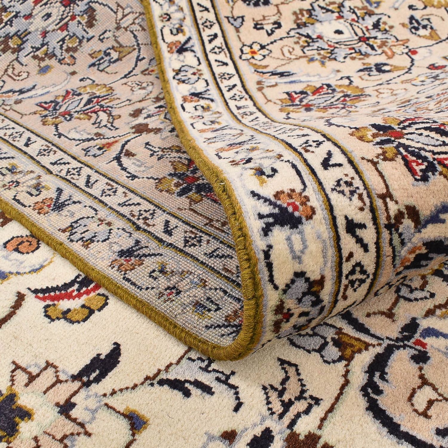 Tapis persan - Keshan - 310 x 215 cm - beige clair