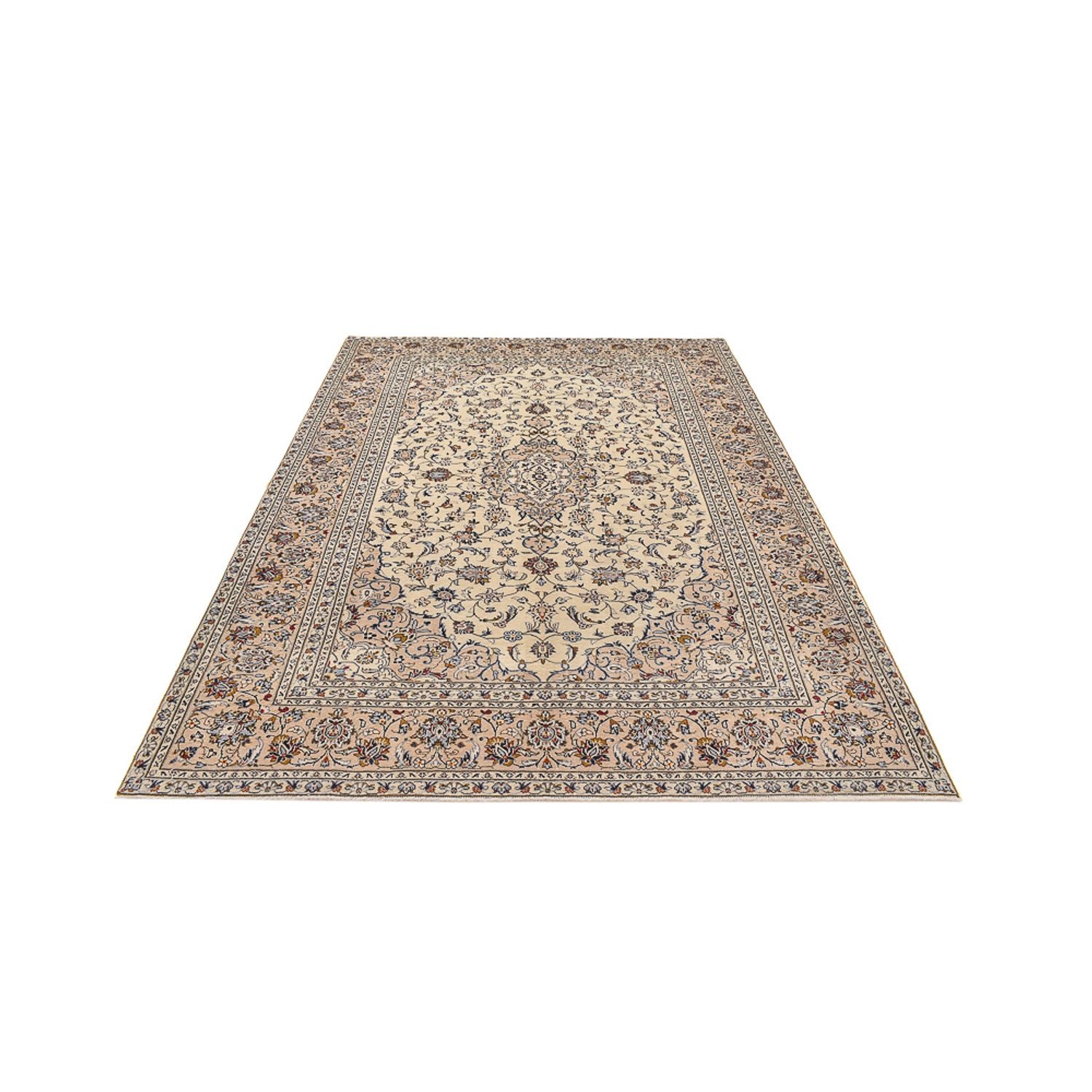 Tapis persan - Keshan - 310 x 215 cm - beige clair