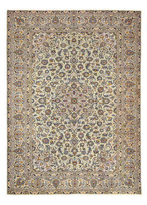 Tapis persan - Keshan - 350 x 249 cm - beige foncé