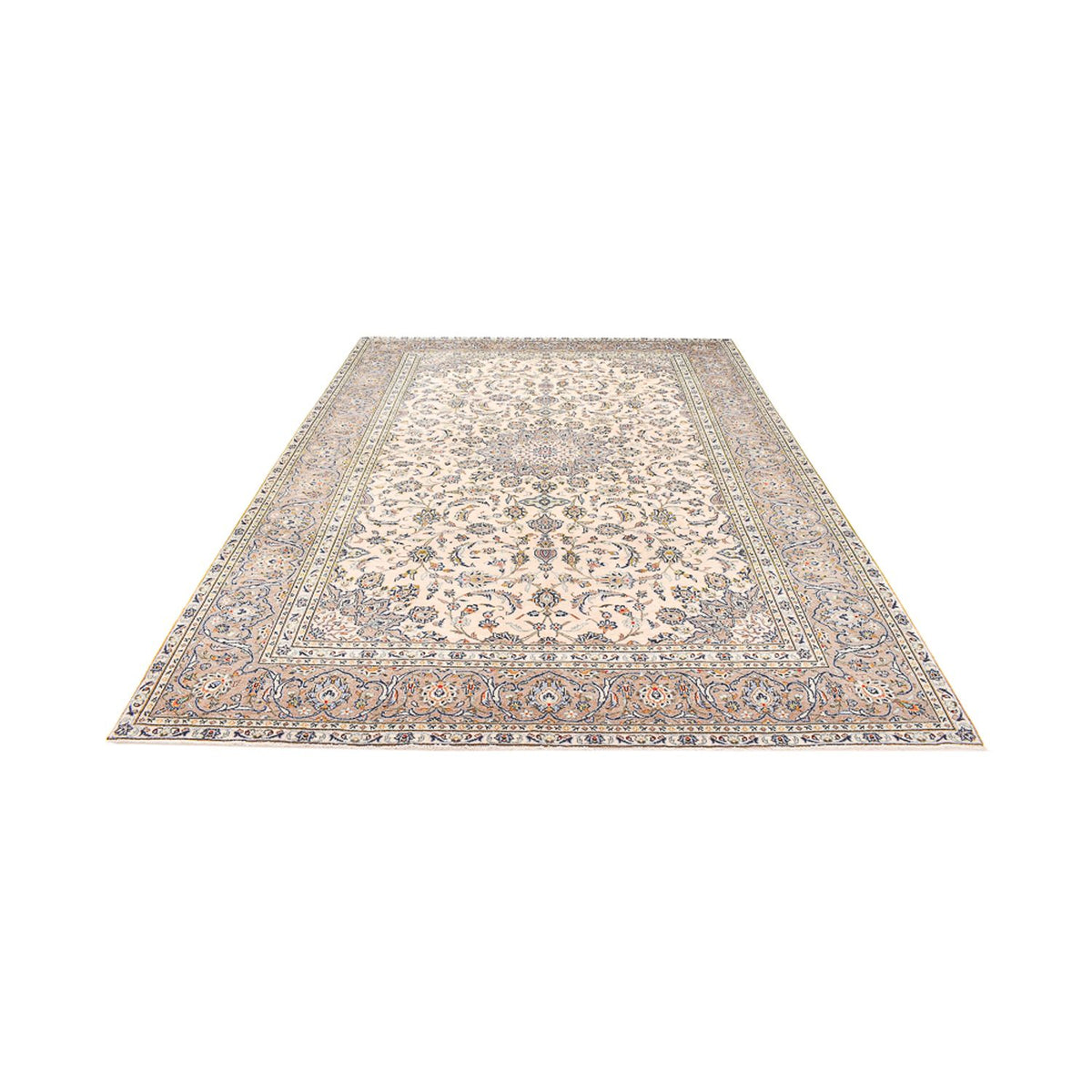 Tapis persan - Keshan - 345 x 250 cm - beige clair
