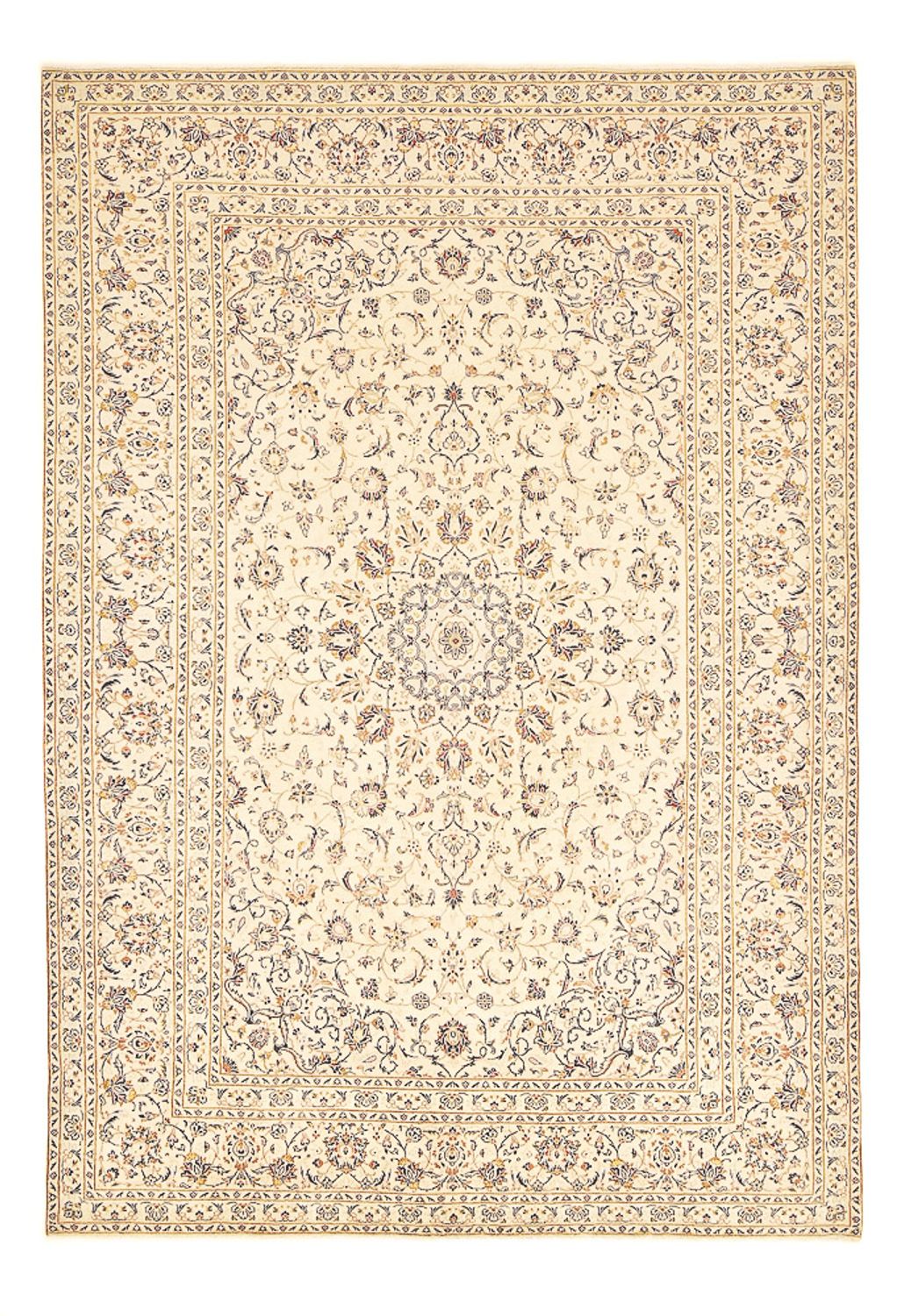 Tapis persan - Keshan - 303 x 198 cm - beige