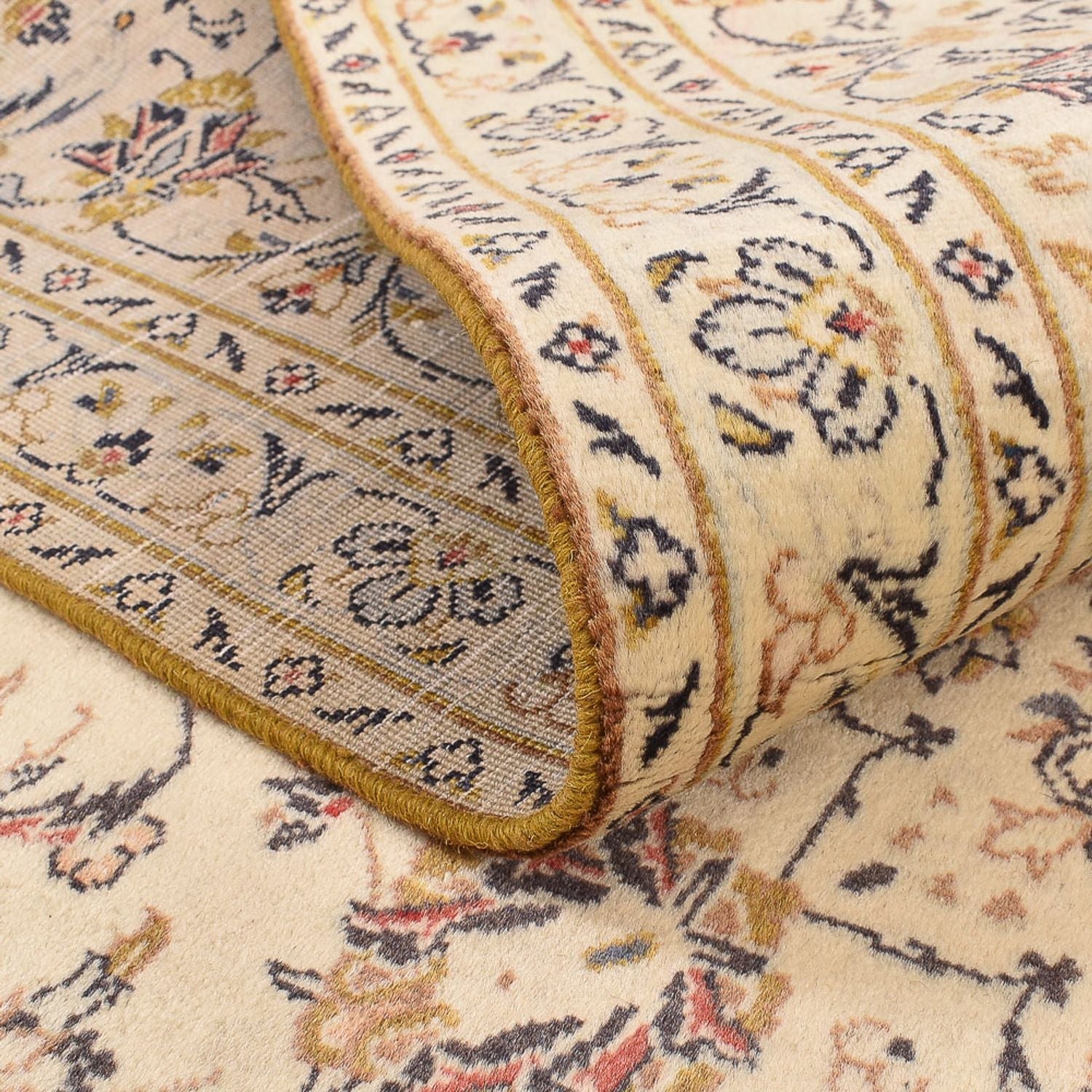 Tapis persan - Keshan - 303 x 198 cm - beige