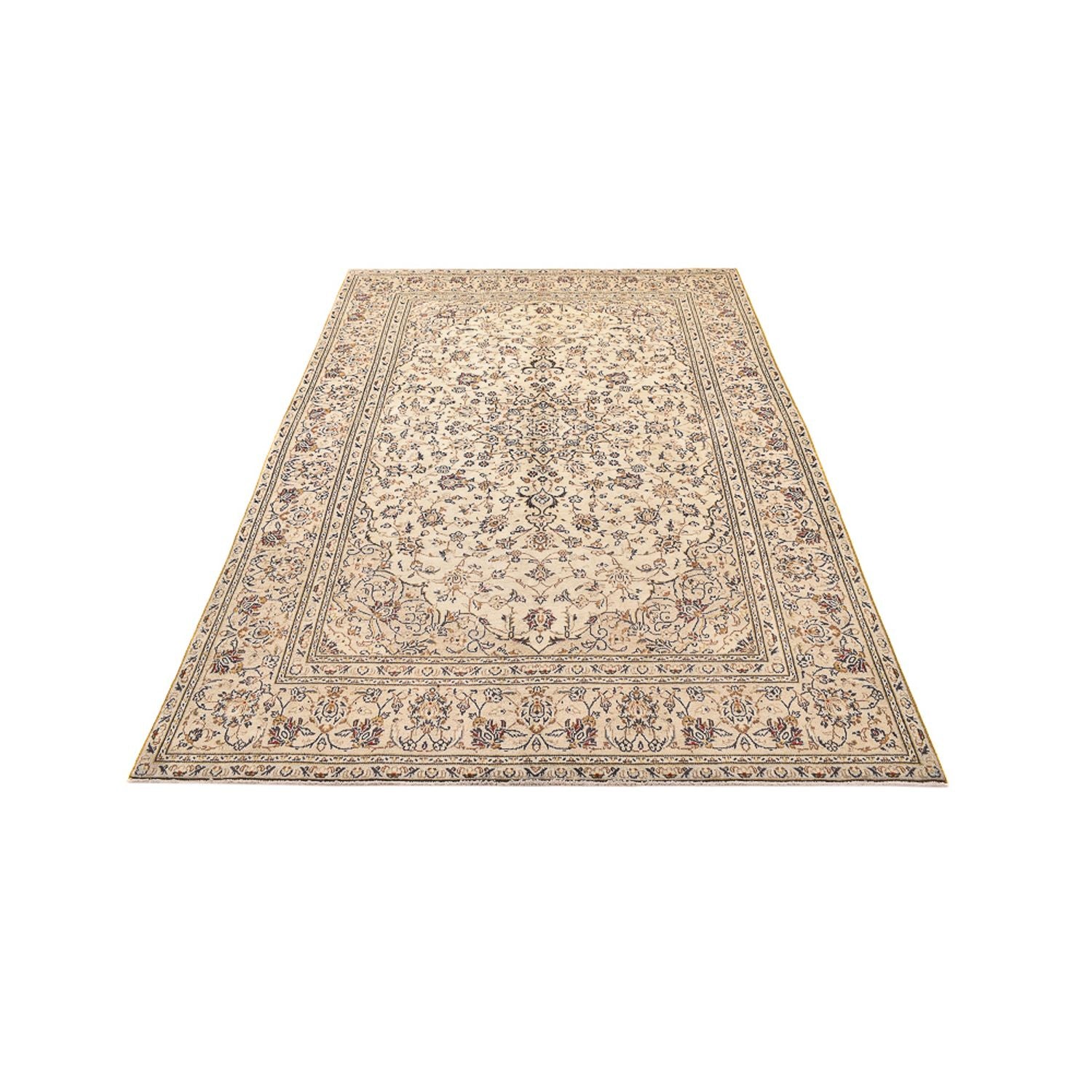 Tapis persan - Keshan - 285 x 185 cm - beige