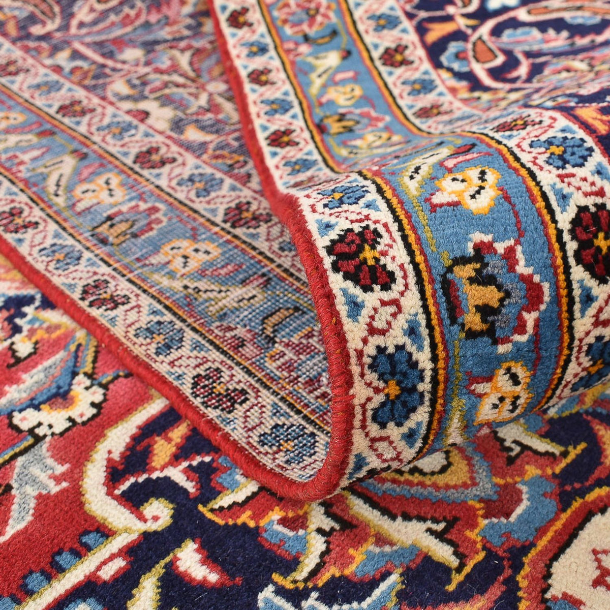 Tapis persan - Keshan - 394 x 249 cm - rouge