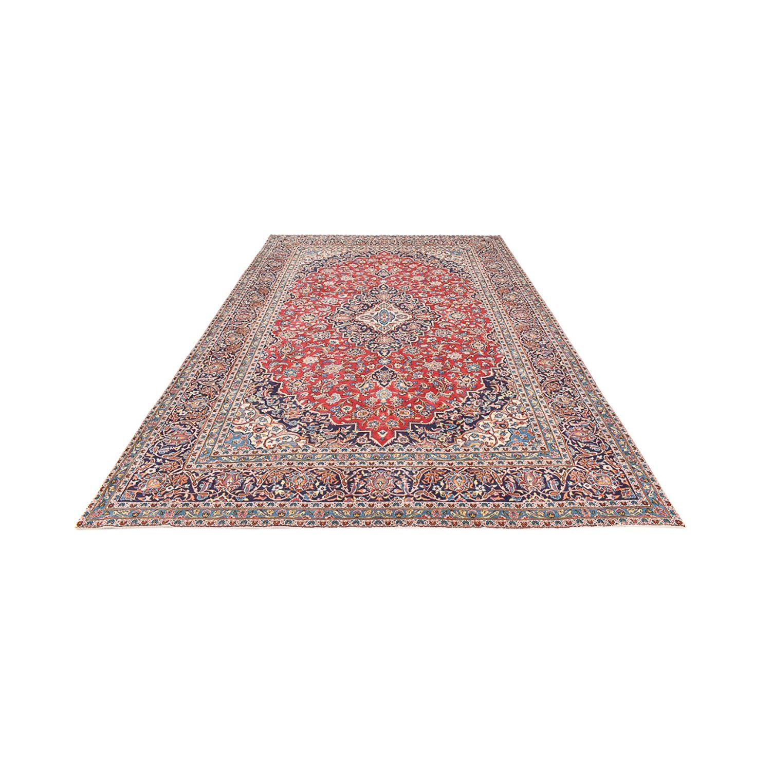 Tapis persan - Keshan - 394 x 249 cm - rouge