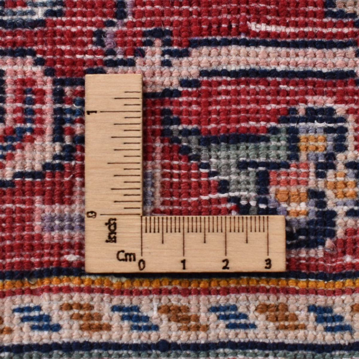 Tapis persan - Keshan - 330 x 217 cm - bleu foncé