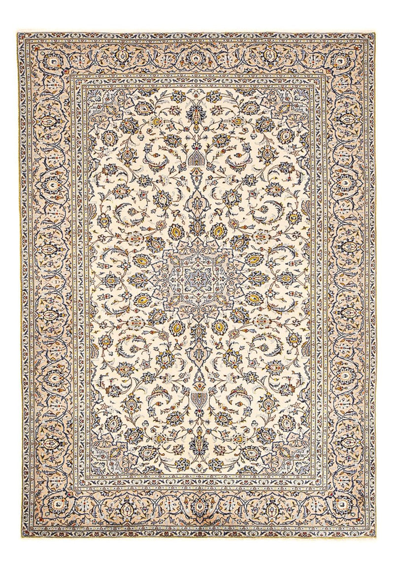 Tapis persan - Keshan - 290 x 190 cm - beige clair