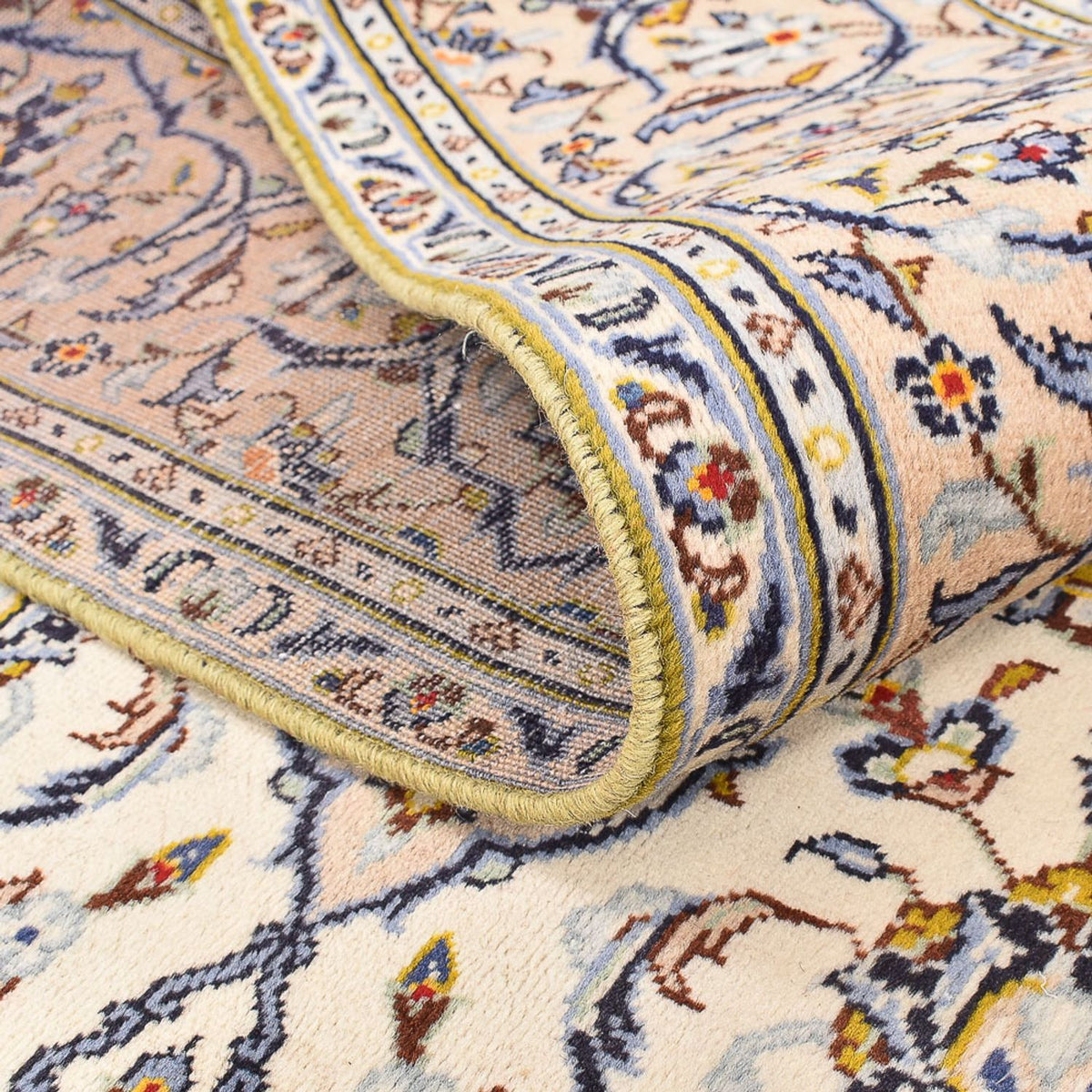 Tapis persan - Keshan - 290 x 190 cm - beige clair