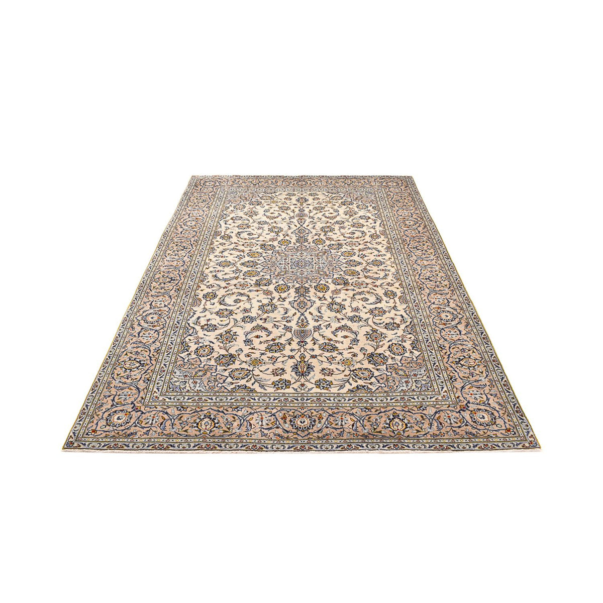 Tapis persan - Keshan - 290 x 190 cm - beige clair