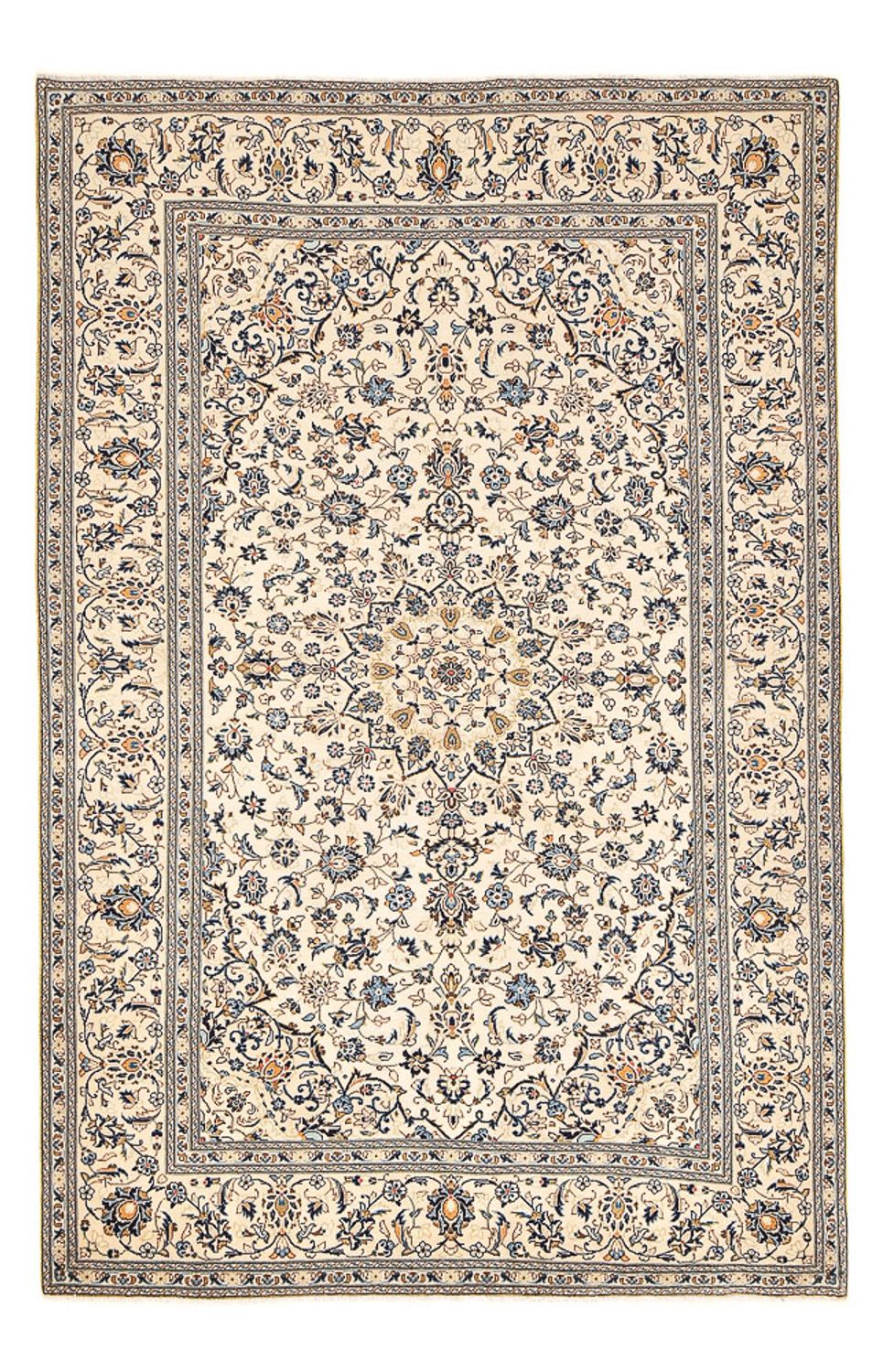 Tapis persan - Keshan - 310 x 196 cm - beige clair