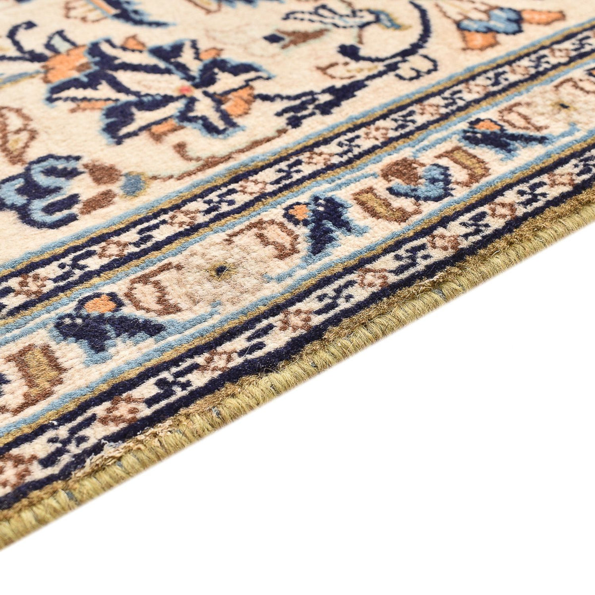 Tapis persan - Keshan - 310 x 196 cm - beige clair