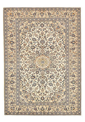 Tapis persan - Keshan - 293 x 201 cm - beige clair