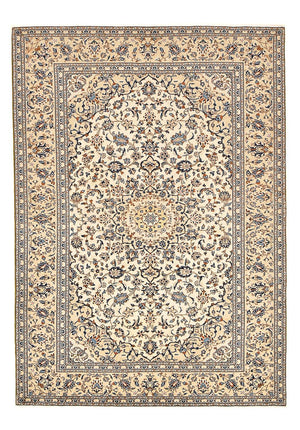 Tapis persan - Keshan - 293 x 201 cm - beige clair