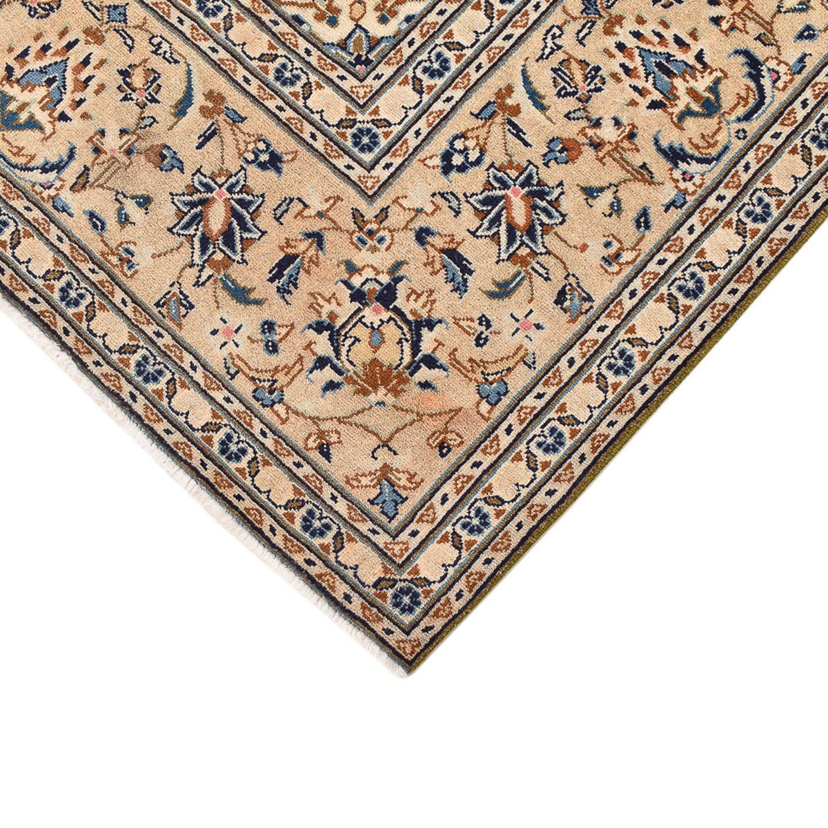 Tapis persan - Keshan - 293 x 201 cm - beige clair