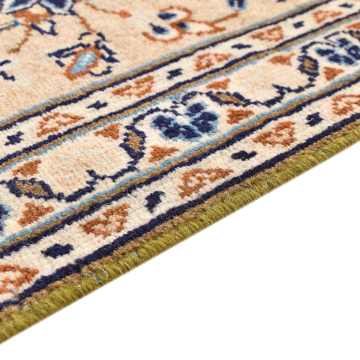 Tapis persan - Keshan - 293 x 201 cm - beige clair