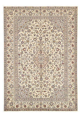 Tapis persan - Keshan - 295 x 196 cm - beige clair