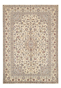 Tapis persan - Keshan - 295 x 196 cm - beige clair