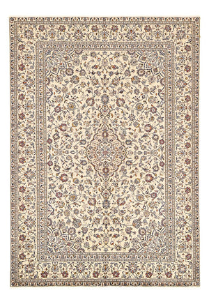 Tapis persan - Keshan - 295 x 196 cm - beige clair