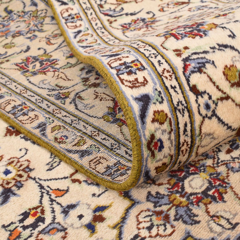 Tapis persan - Keshan - 295 x 196 cm - beige clair