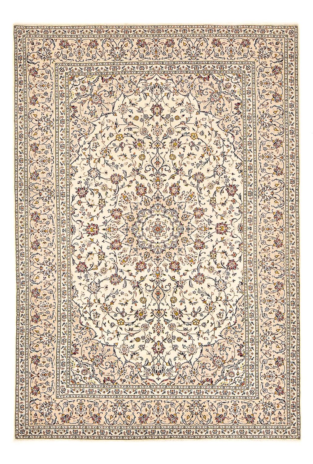 Tapis persan - Keshan - 300 x 200 cm - beige clair