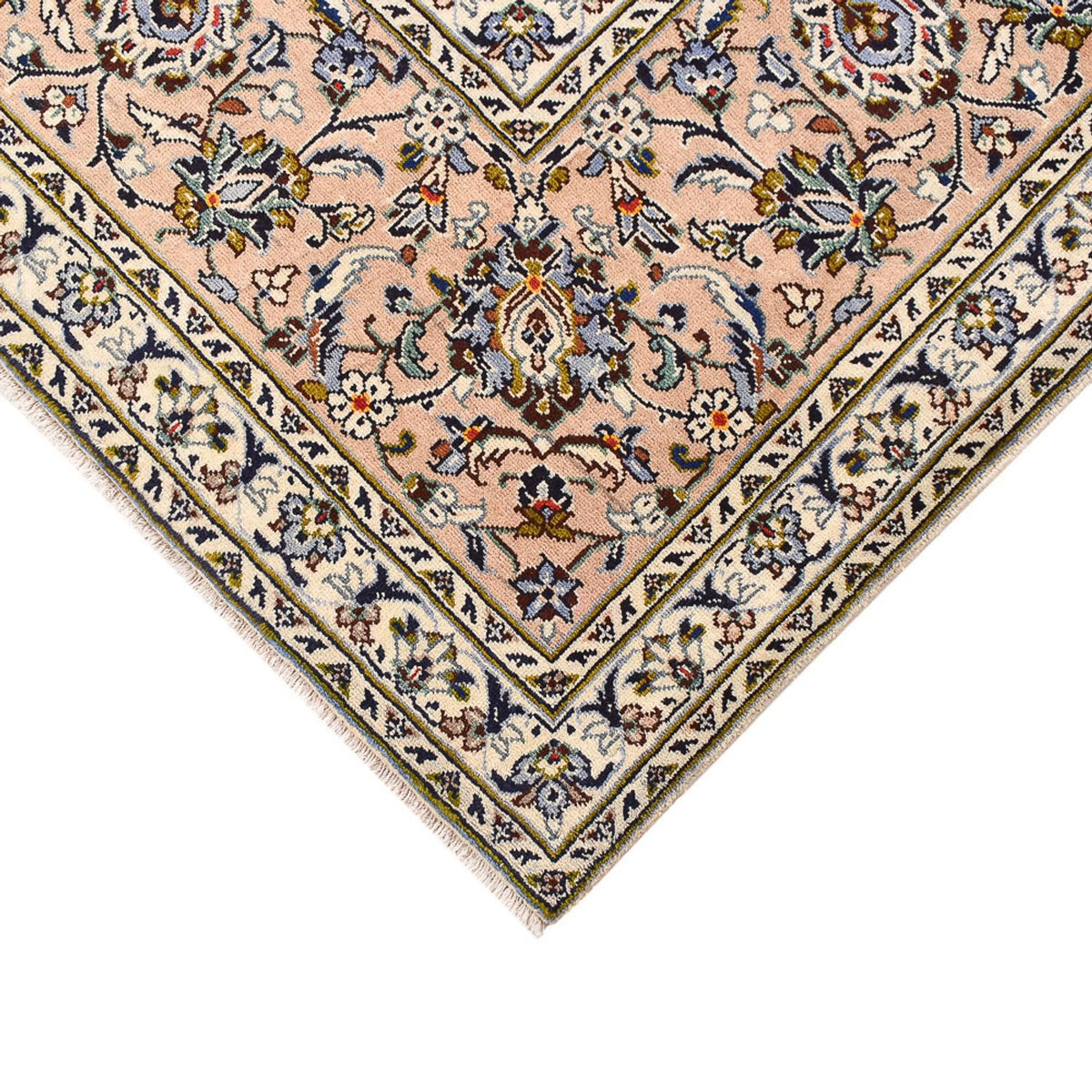 Tapis persan - Keshan - 405 x 292 cm - beige clair