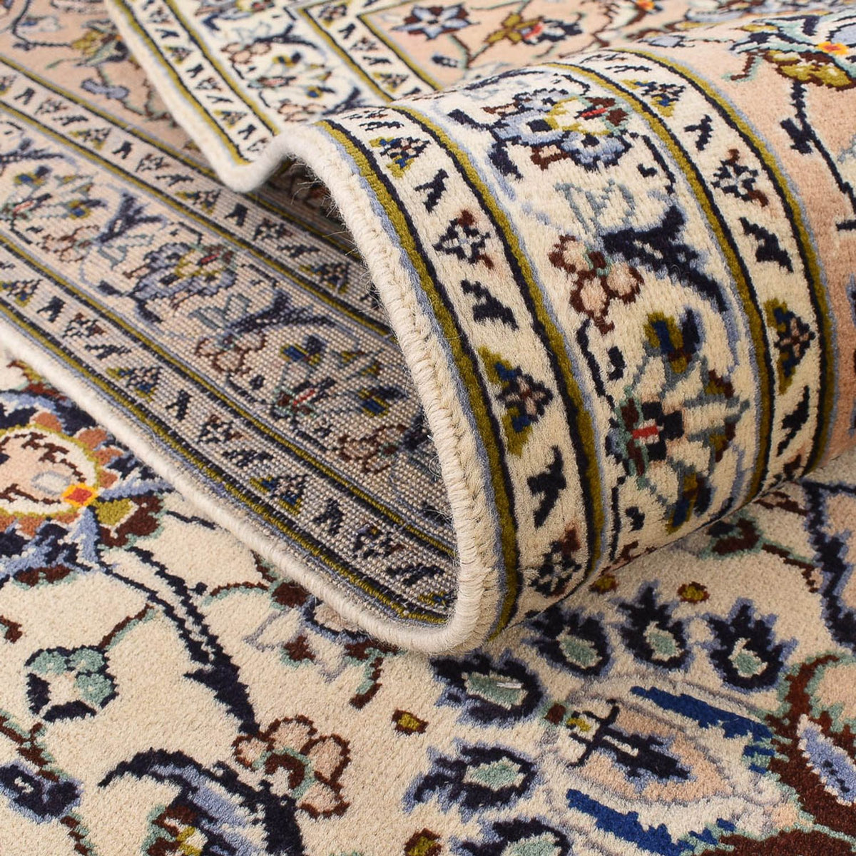 Tapis persan - Keshan - 405 x 292 cm - beige clair