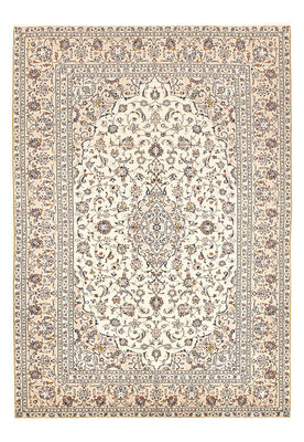 Tapis persan - Keshan - 308 x 208 cm - beige clair