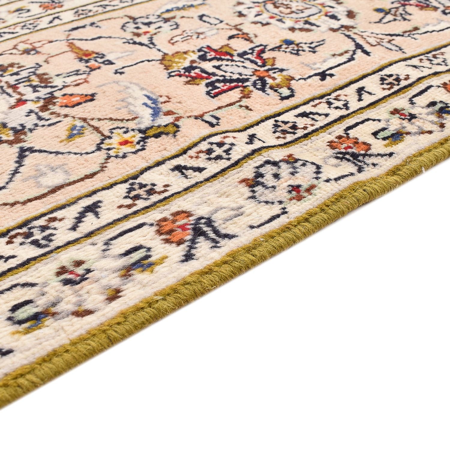 Tapis persan - Keshan - 308 x 208 cm - beige clair