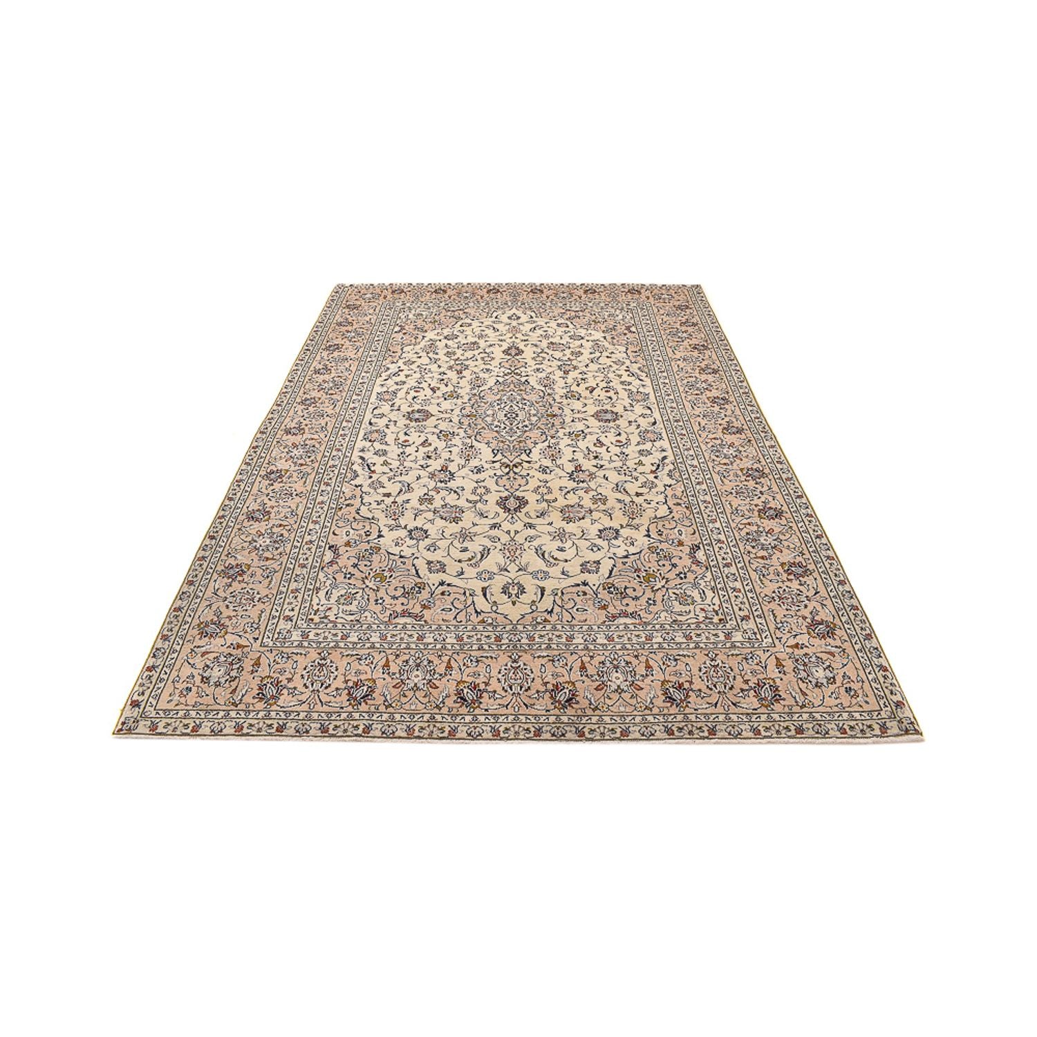 Tapis persan - Keshan - 308 x 208 cm - beige clair