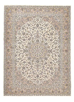 Tapis persan - Keshan - 403 x 282 cm - beige clair