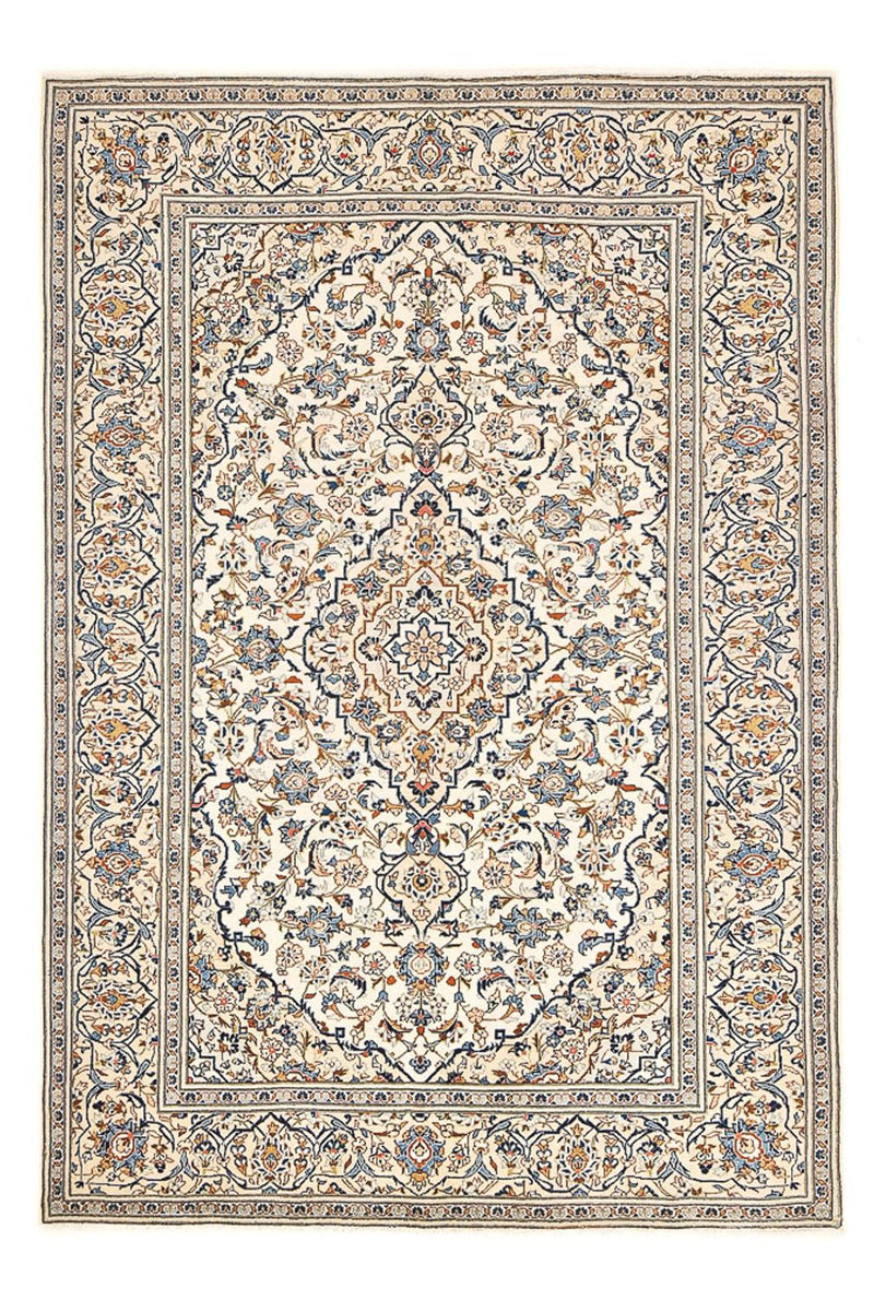 Tapis persan - Keshan - 300 x 200 cm - beige clair