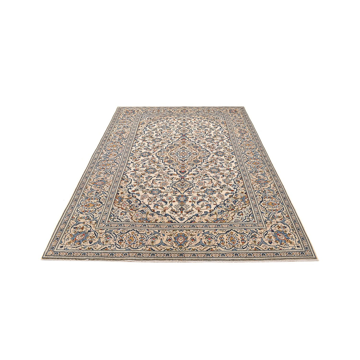 Tapis persan - Keshan - 300 x 200 cm - beige clair