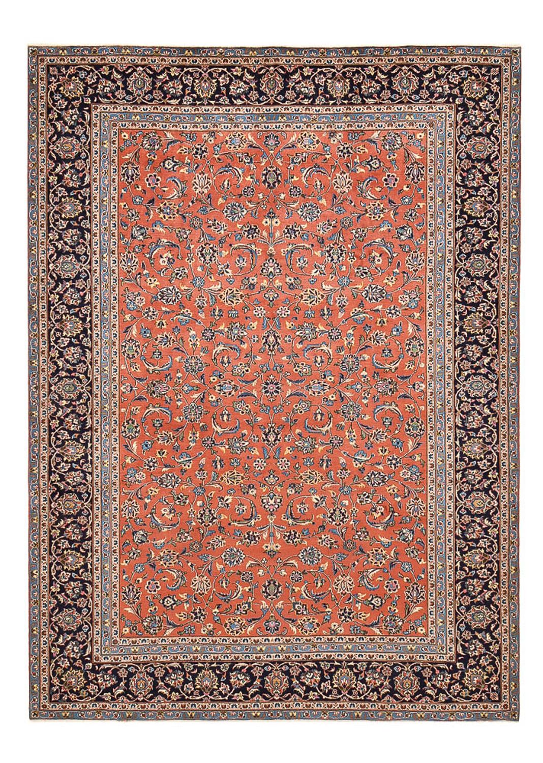 Tapis persan - Keshan - 336 x 243 cm - rouge