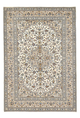 Tapis persan - Keshan - 360 x 246 cm - beige clair