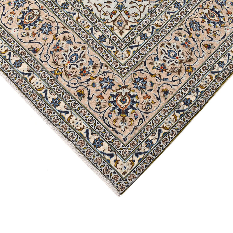 Tapis persan - Keshan - 360 x 246 cm - beige clair