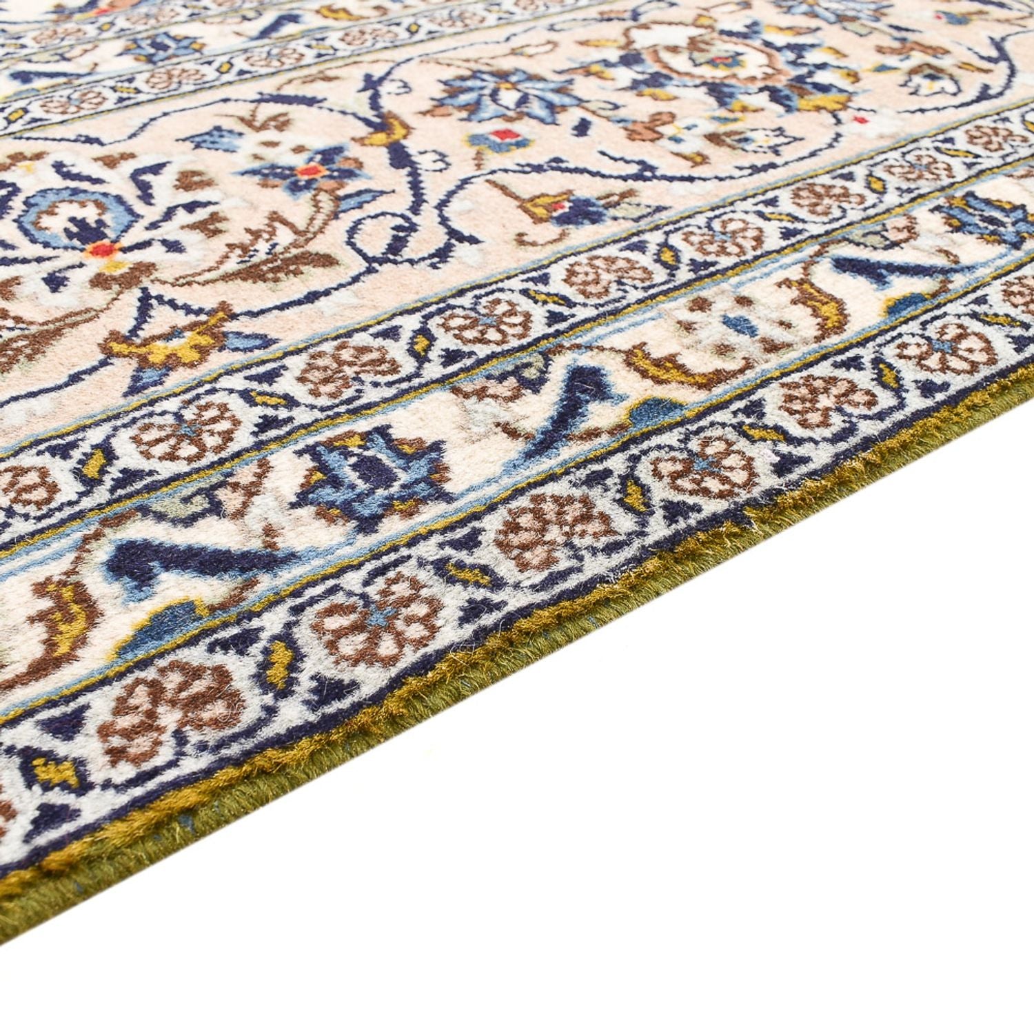 Tapis persan - Keshan - 360 x 246 cm - beige clair