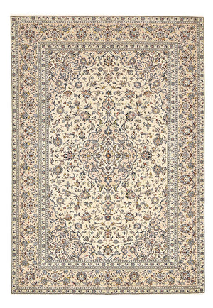 Tapis persan - Keshan - 352 x 242 cm - beige clair