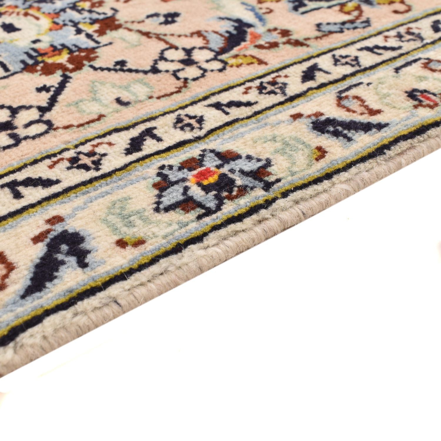 Tapis persan - Keshan - 352 x 242 cm - beige clair