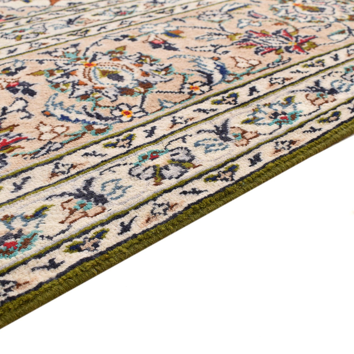 Tapis persan - Keshan - 340 x 245 cm - beige clair