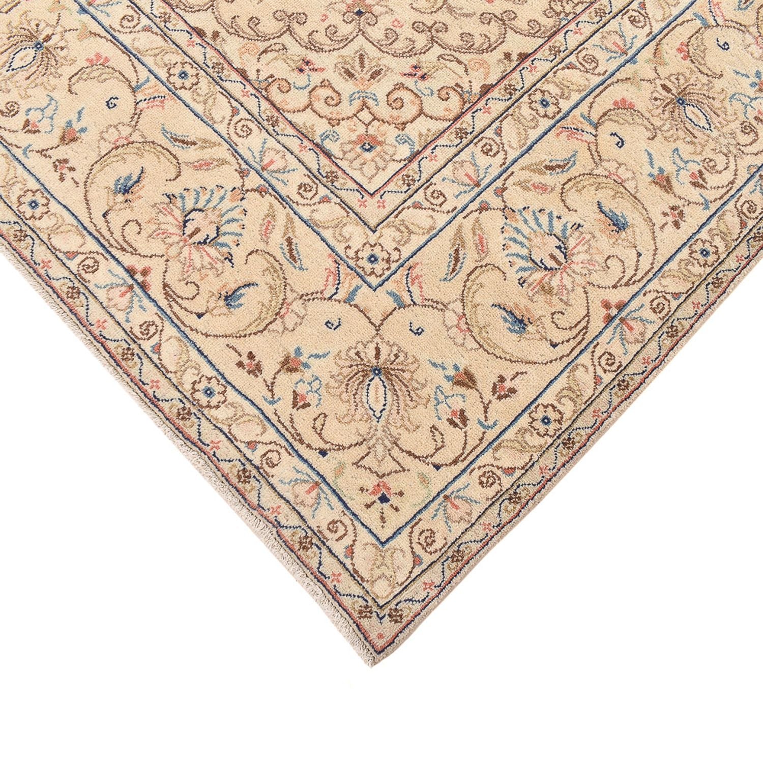 Tapis persan - Keshan - 335 x 250 cm - beige clair