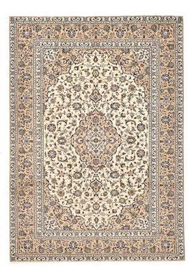 Tapis persan - Keshan - 349 x 241 cm - beige clair